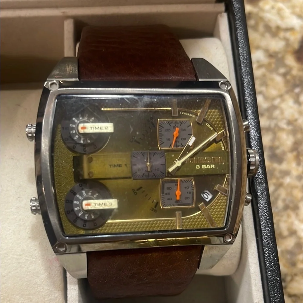 Men's Black and Gold Watch Collection